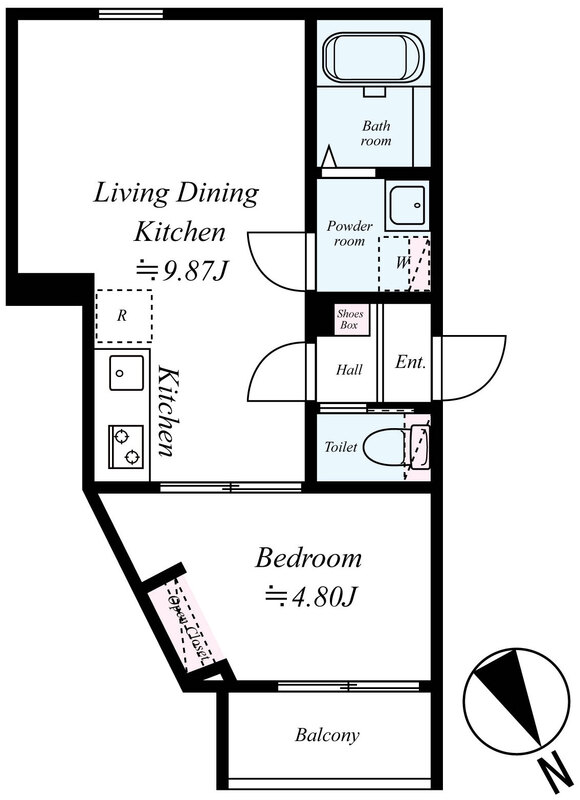 ＧＲＡＤＵＳ八千代台Ⅵ 101号室 間取り