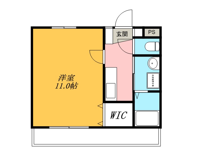 リヴェール南ユーカリが丘 212号室 間取り