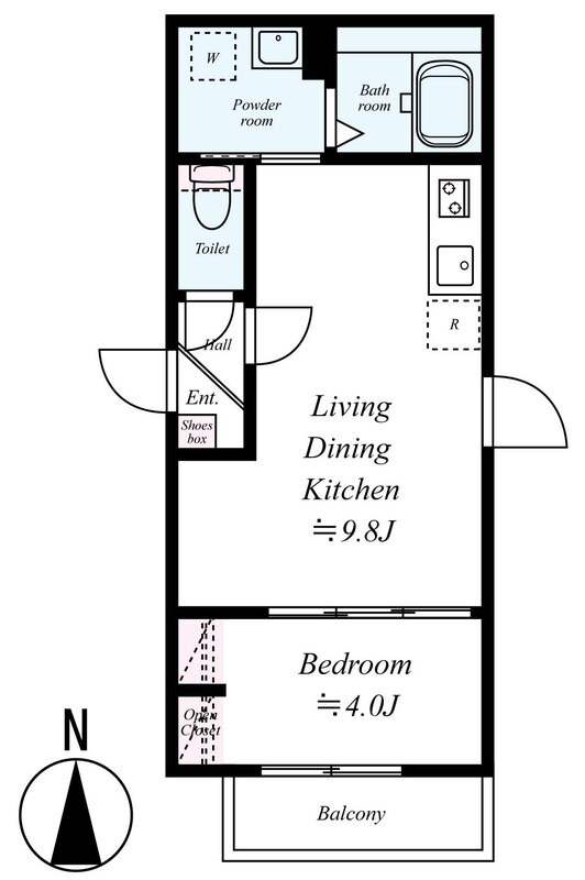 ＧＲＡＤＵＳ八千代中央Ⅱ 203号室 間取り