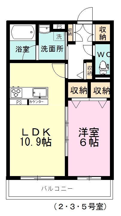 アーバンレジデンス 102号室 間取り