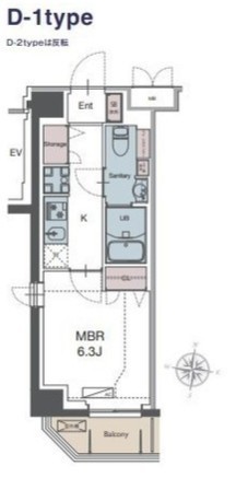 ＬＵＸＥＮＡ勝田台 201号室 間取り