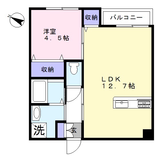 ＳＯＮＯＲＡ滝不動 302号室 間取り
