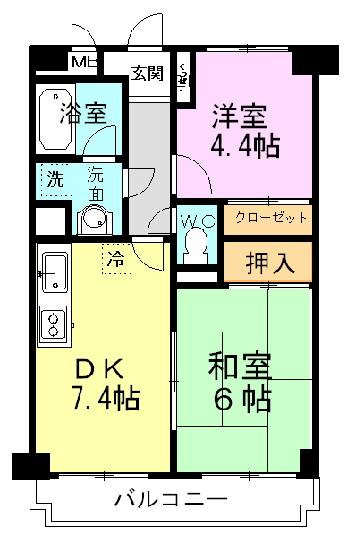 ラ・フォレ薬円台 309号室 間取り
