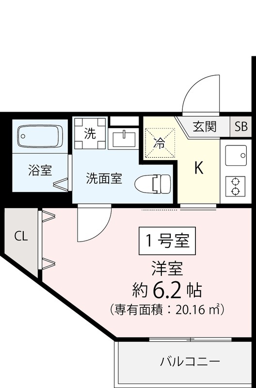 ＳＲ北習志野 301号室 間取り