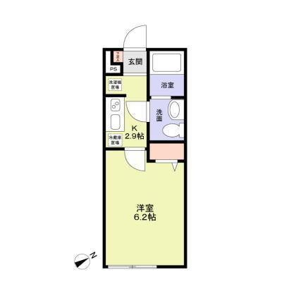 （仮称）船橋日大Ｂシンチク計画 102号室 間取り