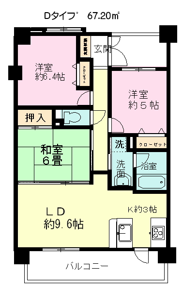 ラ・フォレ２３ 304号室 間取り