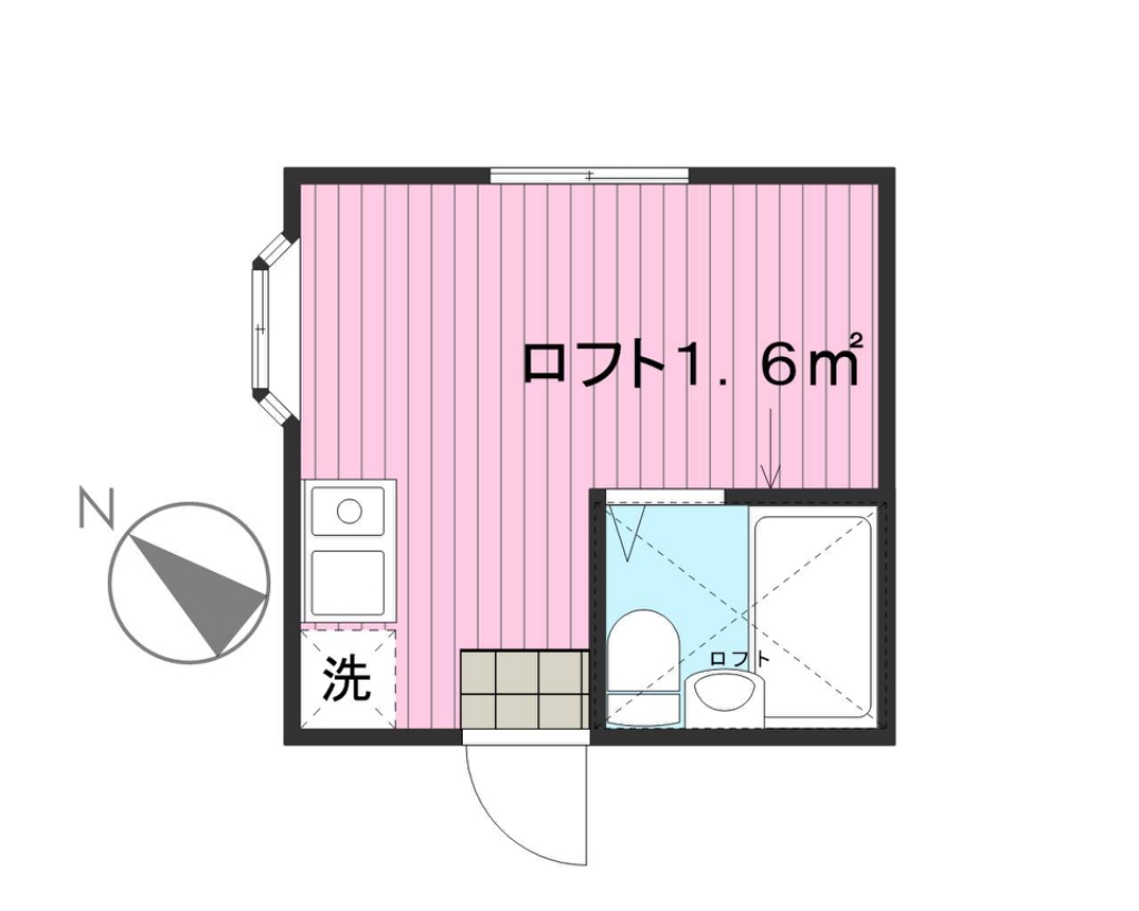 ニューコート高根台 203号室 間取り
