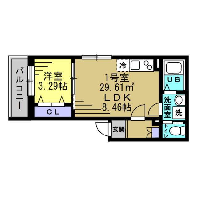 ＬＤ八千代中央 301号室 間取り