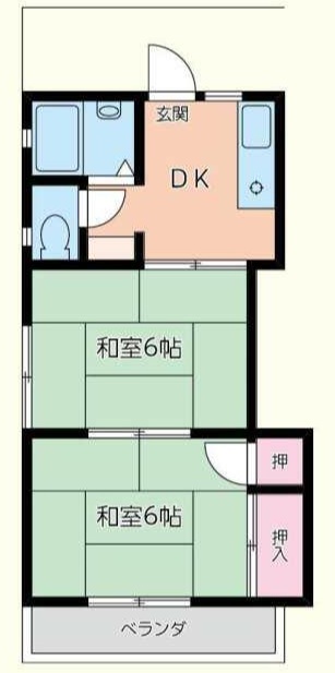 サクラハイツ 205号室 間取り