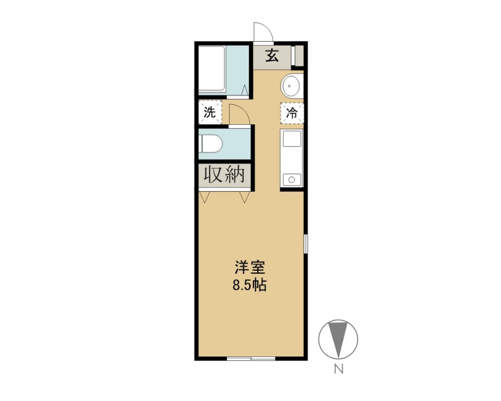 ＣＯＣＯ　Ｈｅｉｍ（ココハイム） 204号室 間取り