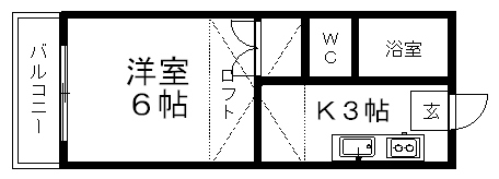 メゾネット２１ 103号室 間取り