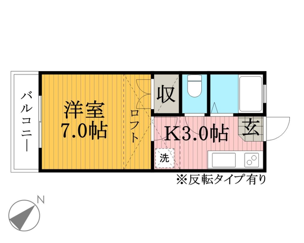 メゾネット２１ 101号室 間取り