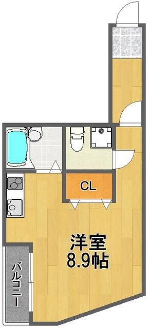 アースプレイス前原 301号室 間取り