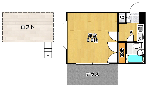 ジュネパレス船橋第１１ 105号室 間取り