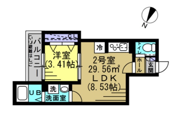 ＡＪＡ京成大久保 302号室 間取り