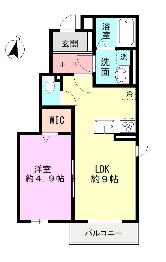 仮）ハイムメゾンＬＳ佐倉 103号室 間取り