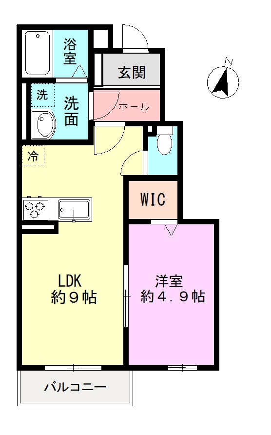 仮）ハイムメゾンＬＳ佐倉 102号室 間取り