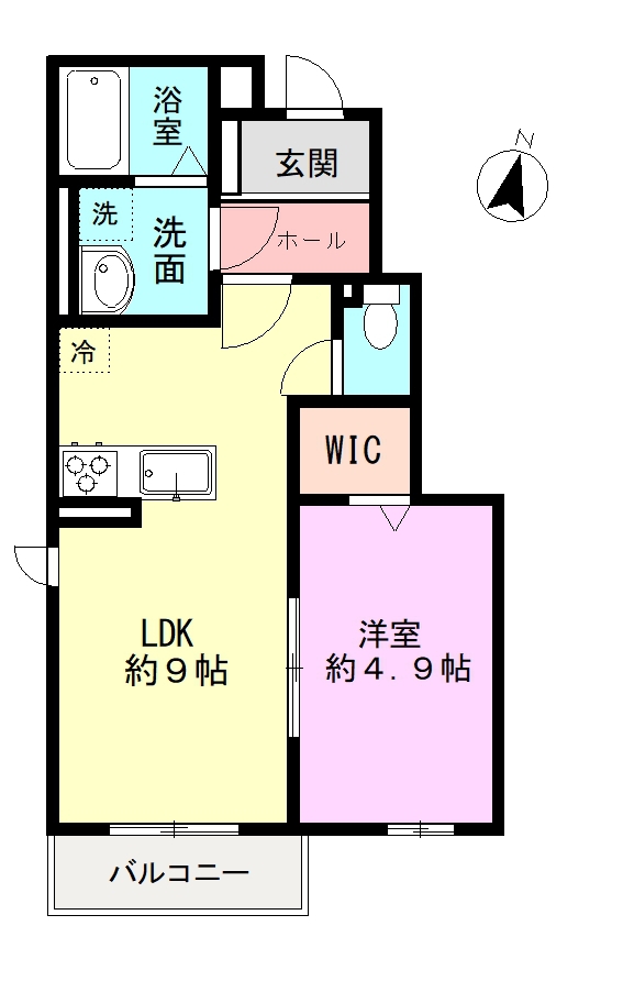 仮）ハイムメゾンＬＳ佐倉 101号室 間取り