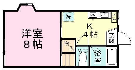 ロジュマンＢ 108号室 間取り