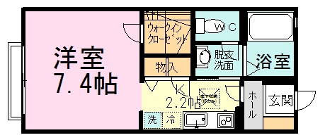 Ｍ・Ｓｅａｓｏｎ日大前 102号室 間取り