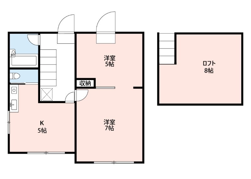 ウィリストン 201号室 間取り