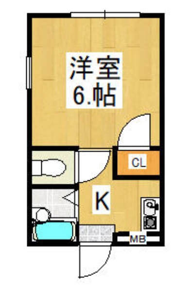 アイビーコート 103号室 間取り