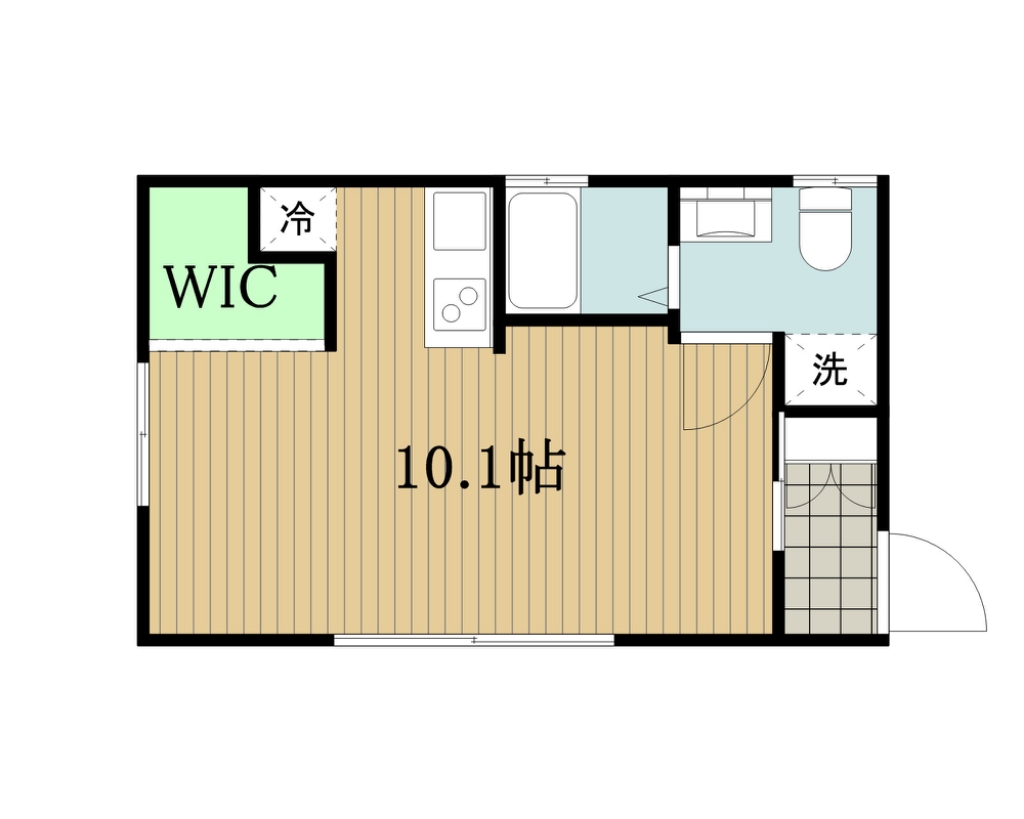 Ｌｅ　Ｃｉｅｌ　Ｂｌｕｅ（ル・シエル・ブルー） 201号室 間取り