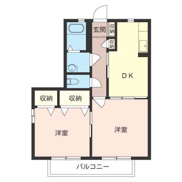 グランステージ 101号室 間取り