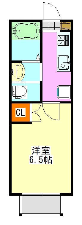 リヴェール三咲 102号室 間取り