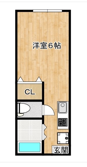 パンプキンハウス 105号室 間取り