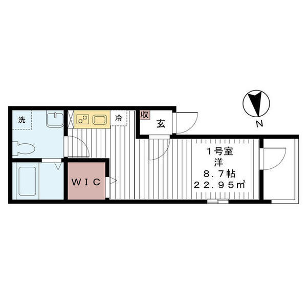 グラン・ノワール津田沼 201号室 間取り
