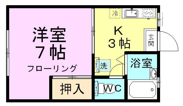 ヒルズアクレイム習志野台 102号室 間取り