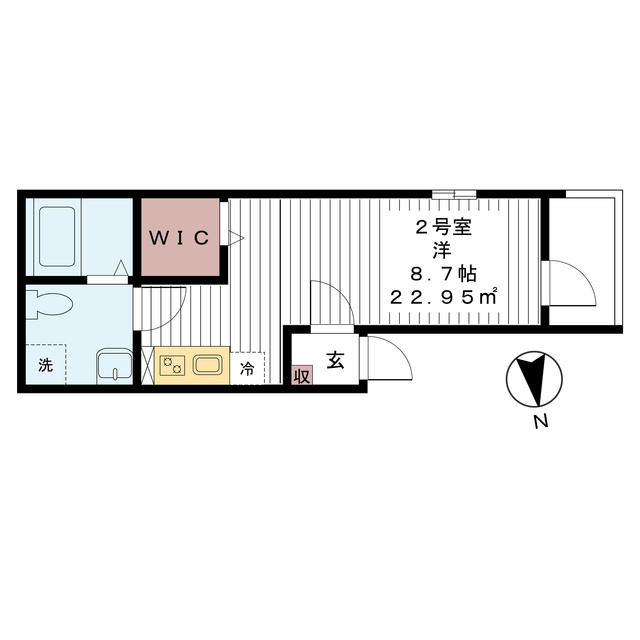 グラン・ノワール津田沼 202号室 間取り
