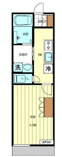 グリシーナ北習志野 102号室 間取り