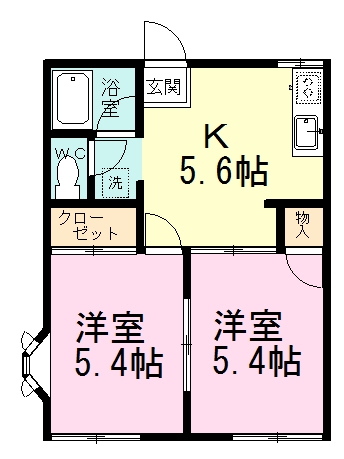 メゾン・ド・ブラン 103号室 間取り