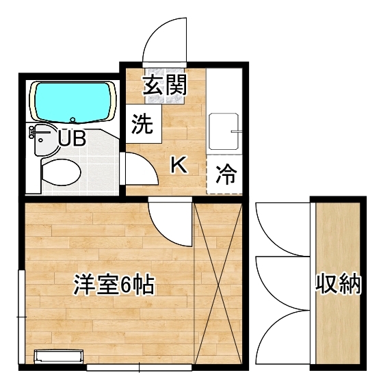 ホワイトハウスＡ棟 201号室 間取り