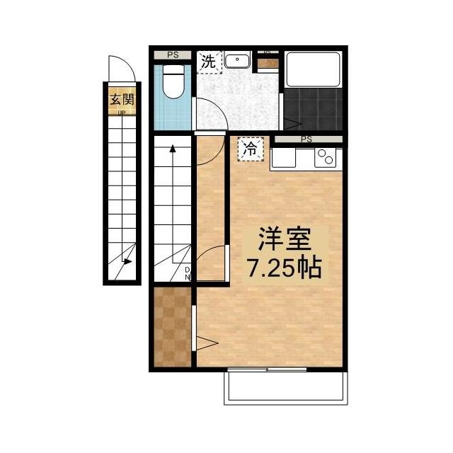 ＥＳＴＡＳＩＡ船橋日大前 202号室 間取り