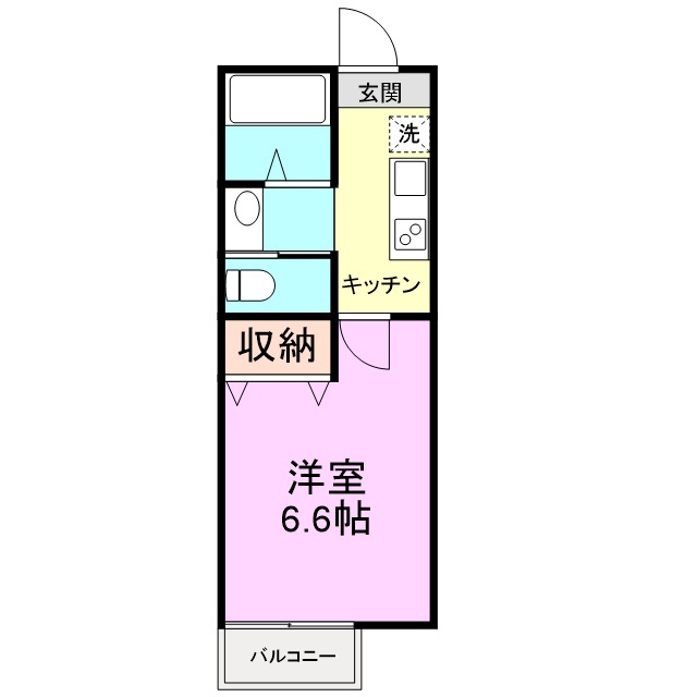 仮）佐倉市山崎共同住宅 203号室 間取り