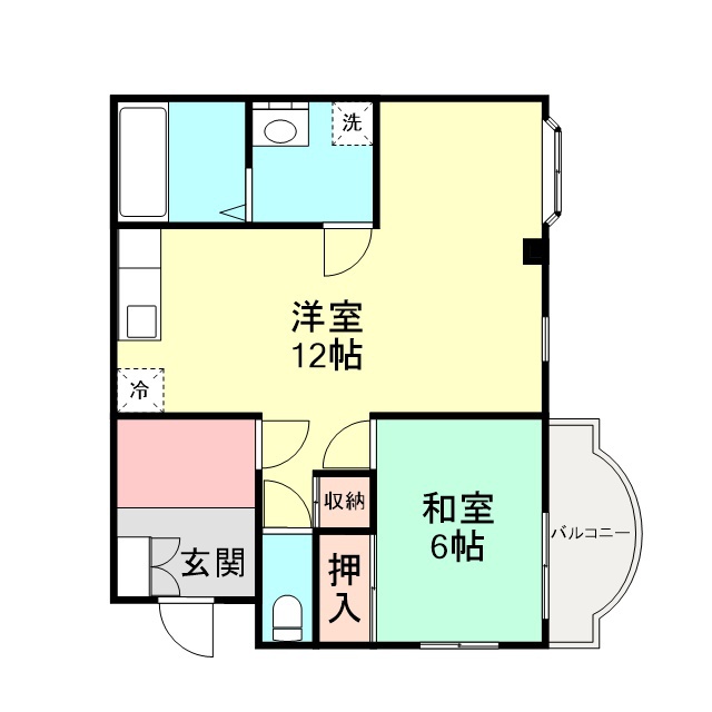 メゾンさくら 106号室 間取り
