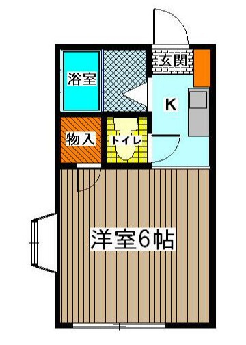 ロックウェル大久保 101号室 間取り