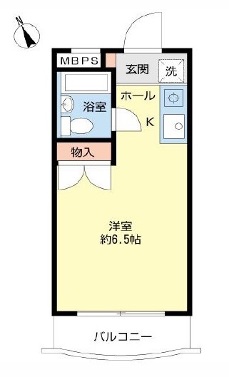 ダイアパレス京成大久保 307号室 間取り
