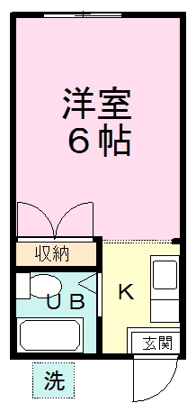 パンプキンハウス 102号室 間取り