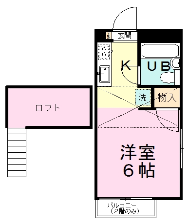 ベルシオン 207号室 間取り