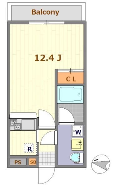 ダイワティアラ村上駅前マンションⅡ 105号室 間取り