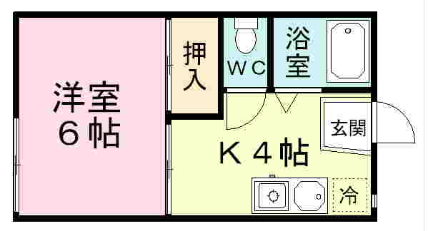 フォーブル高根台 102号室 間取り