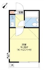 サンロイヤル大久保パートⅠ 201号室 間取り
