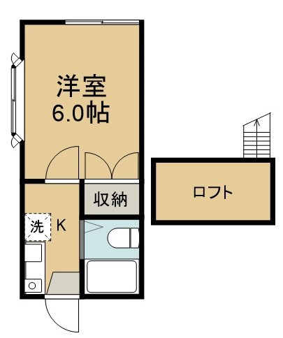 ひまわりガーデン習志野 101号室 間取り