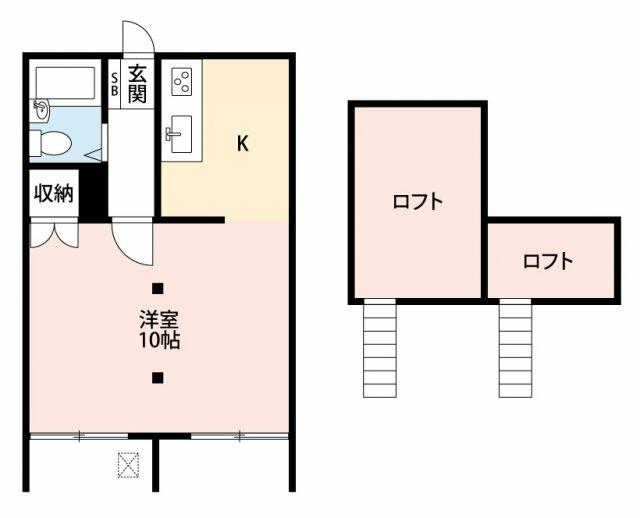 レイーナ北習志野 105号室 間取り