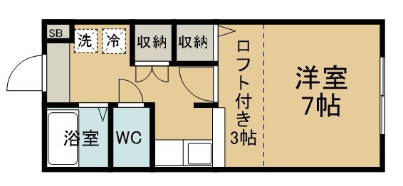 ダイワプラザ津田沼 203号室 間取り