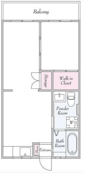 ＦＥＬＩＡ西習志野 402号室 間取り